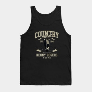 country music microphone singer  v10 Tank Top